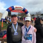 Mike and Jennifer at finish